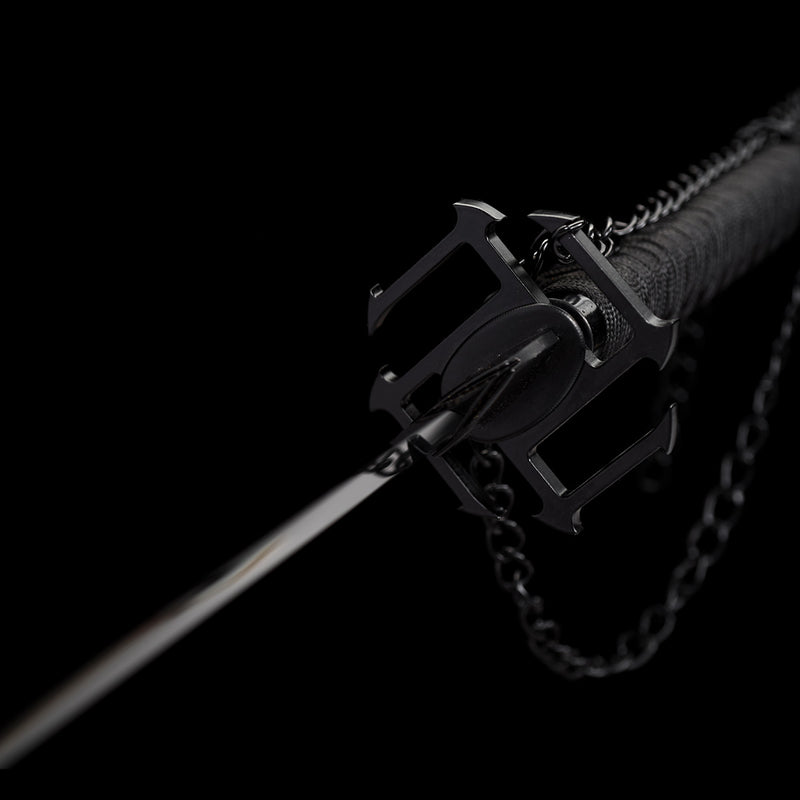 Bleach Ichigo Kurosaki Bankai Schwert Tensa Zangetsu Odachi 140 cm 1060 Stahl Katana-Coolkatana 
