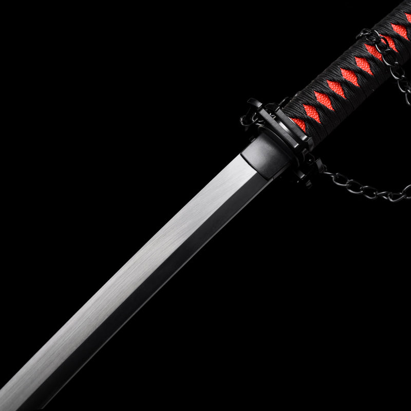 Bleach Ichigo Kurosaki Bankai Schwert Tensa Zangetsu Odachi 140 cm 1060 Stahl Katana-Coolkatana 