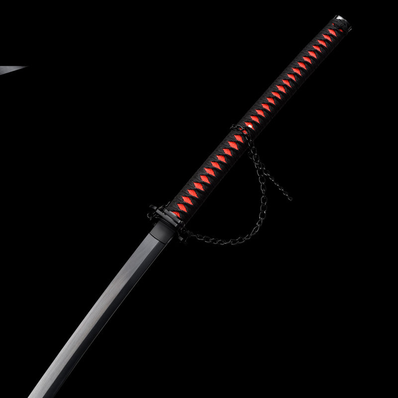 Bleach Ichigo Kurosaki Bankai Schwert Tensa Zangetsu Odachi 140 cm 1060 Stahl Katana-Coolkatana 