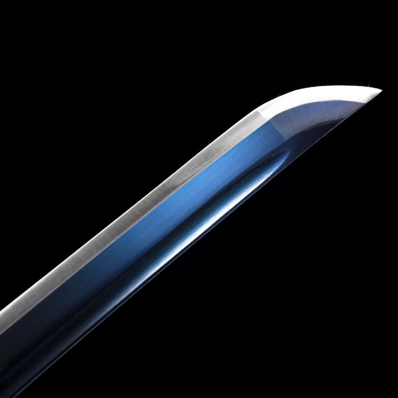 1060 Hartstahl Schwarzer Dämonentöter Muichiro Baby Bule Katana Schwert - COOLKATANA 