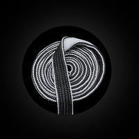 White and Black double-sided with different colors Thickened Sageo