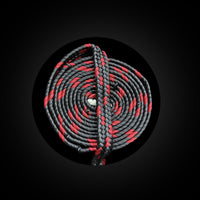 Black with a Blend of Red Thickened Sageo