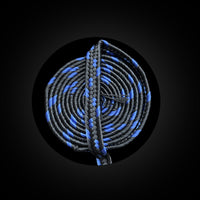 Black with a Blend of Blue Thickened Sageo