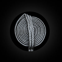 Solid Dark grayish green Thickened Sageo