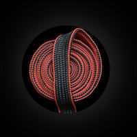 Red and Black double-sided with different colors Thickened Sageo