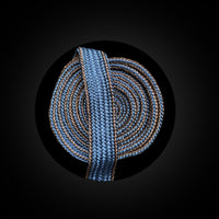 Blue and Brown double-sided with different colors Thickened Sageo