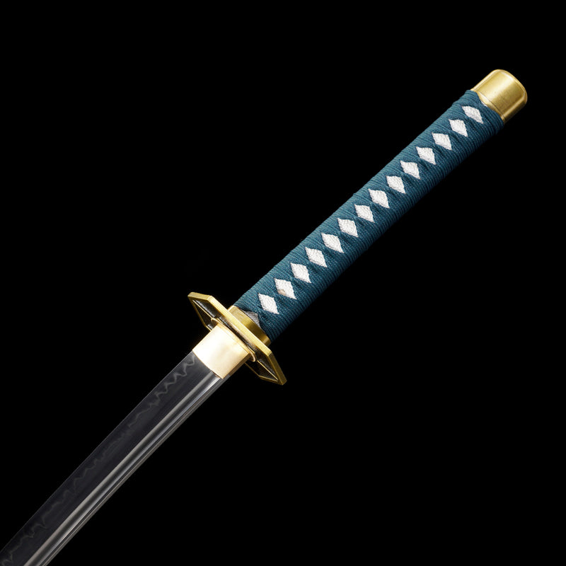 Handmade Kyoka Suigetsu Zanpakuto – T10 Clay-Tempered Battle-Ready Katana 