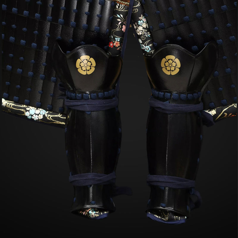 Handmade Life Size Yoroi,Oda Clan Black Samurai Armor with Antlers Hel ...