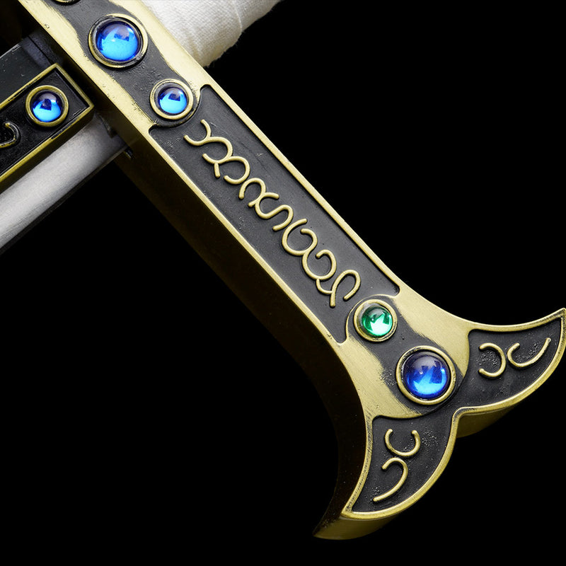 One Piece Dracule Mihawk Yoru Black Sword Replica Anime Katana 