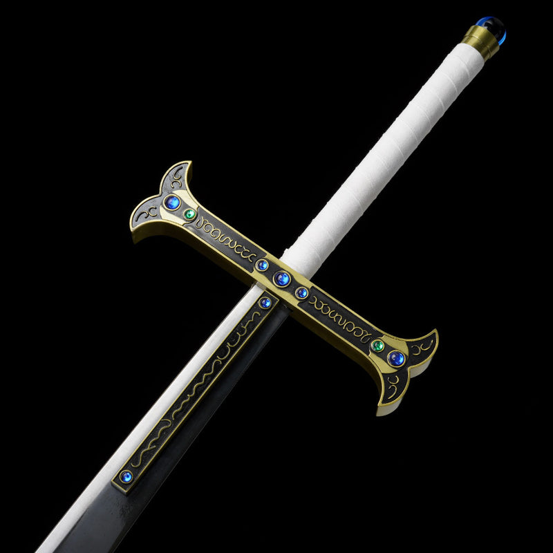 One Piece Dracule Mihawk Yoru Black Sword Replica Anime Katana 