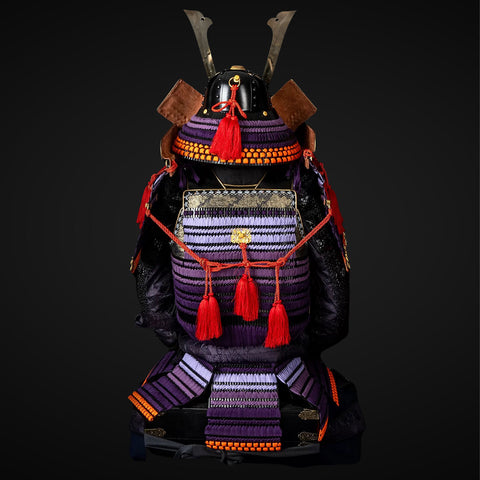 Traditional Black & Purple Oda Clan Yoroi with M113 Armored Personnel Carrier Influence

