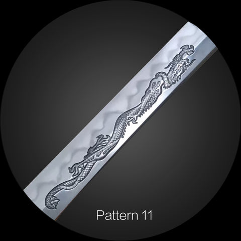 Display Katana with Custom Blade Carving for Collectors	