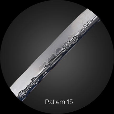 3D Blade Engraving – Deep Carved Custom Katana