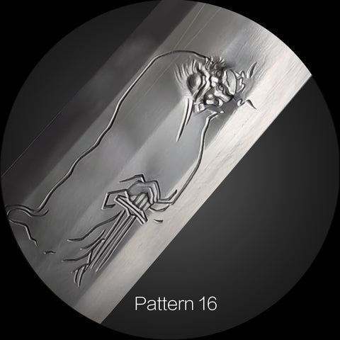 3D Blade Engraving – Deep Carved Custom Katana