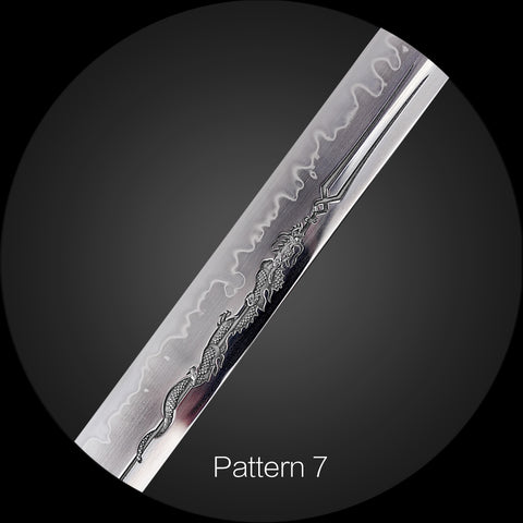 Handcrafted Katana Sword with Personalized Blade Art	