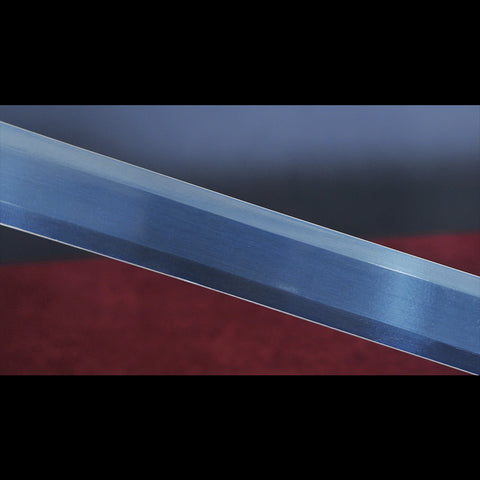 Horizontal layout of sword and sheath	