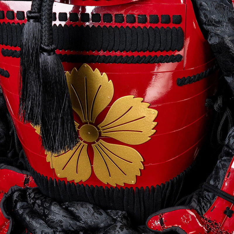 Handmade Life-Size Sanada Nobuyuki Clan Samurai Armor – Red Yoroi 