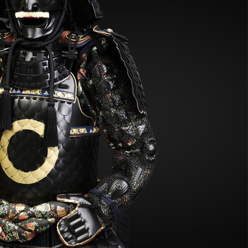 Handmade Life-Size Sanada Nobuyuki Clan Samurai Armor with Antlers 