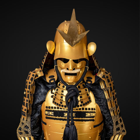 Handmade Golden Samurai Yoroi with Skyrim Dawnguard Armor Styling

