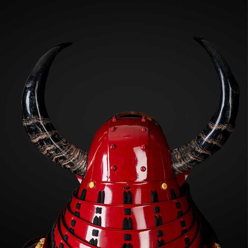 Handmade Life-Size Sanada Nobuyuki Clan Samurai Armor – Red Yoroi 