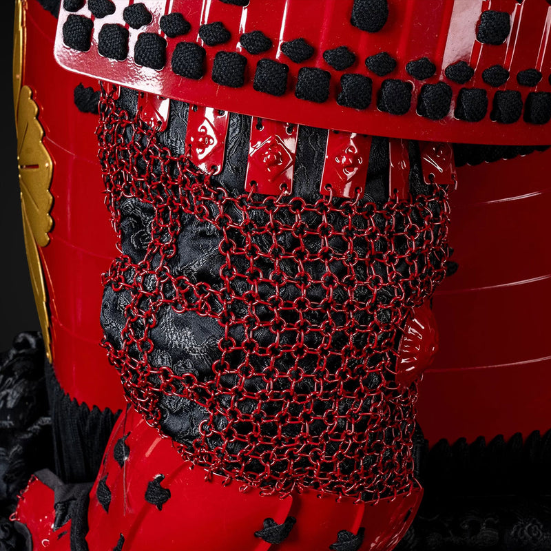 Handmade Life-Size Sanada Nobuyuki Clan Samurai Armor – Red Yoroi 