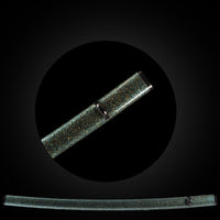 Ink green base with gold dot painted saya with Buffalo Horn