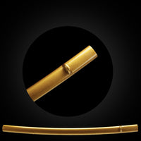 Gold glossy saya with Buffalo Horn.