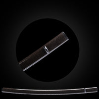 Black with gold dot glossy saya with Buffalo Horn