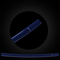 Deep blue saya with Buffalo Horn
