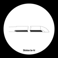 Shinken bo-hi(Hi groove extend to kissaki)