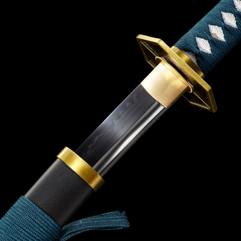 Handmade Kyoka Suigetsu Zanpakuto – T10 Clay-Tempered Battle-Ready Katana 