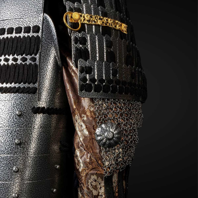 Handmade Life-Size Tokugawa Clan Samurai Armor – Authentic Japanese Yo 