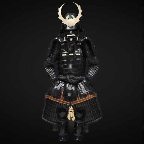 Life-size Yoroi samurai armor, inspired by the resilience of Hellcat power armor.


