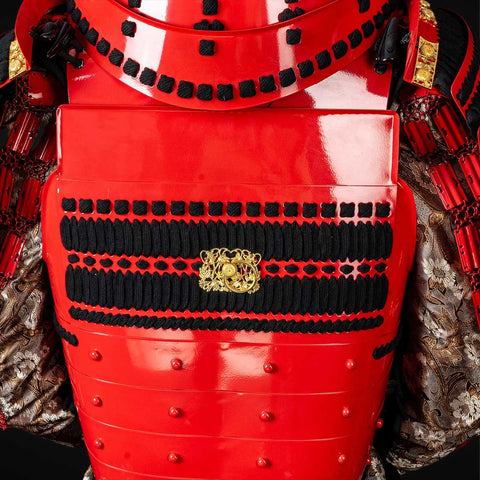 Handcrafted Samurai Armor with Ninja Swords Realistic Design


