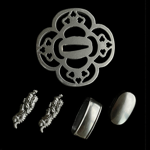 ​Custom Samurai Swords Iron material Tsuba-COOLKATANA-QQ-402