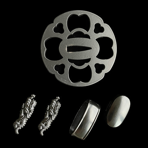 ​Custom Samurai Swords Iron material Tsuba-COOLKATANA-QQ-413