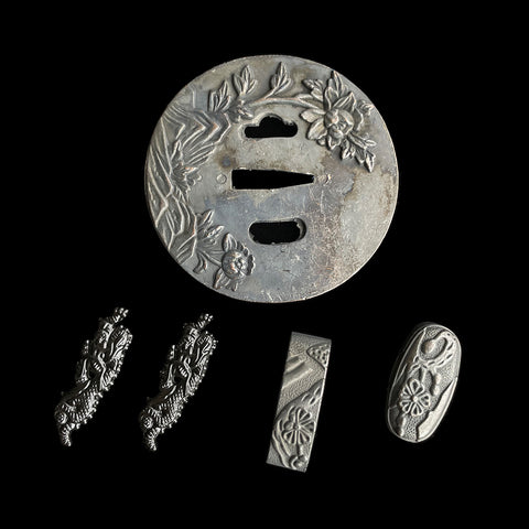 ​Custom Samurai Swords Single-color Zinc Alloy Tsuba-COOLKATANA-QQ-304
