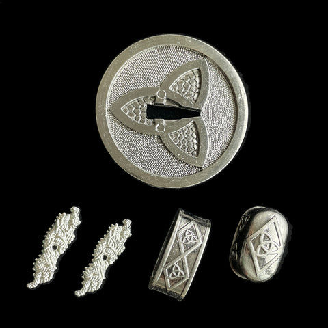 ​Custom Samurai Swords Two-color Zinc Alloy Tsuba-COOLKATANA-QQ-517