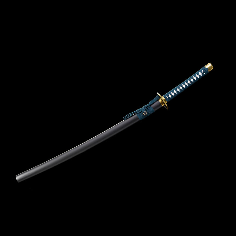 Handmade Kyoka Suigetsu Zanpakuto – T10 Clay-Tempered Battle-Ready Katana 