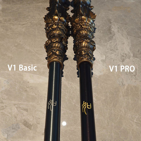 Depth comparison between V1  Basic and V1 PRO engravings