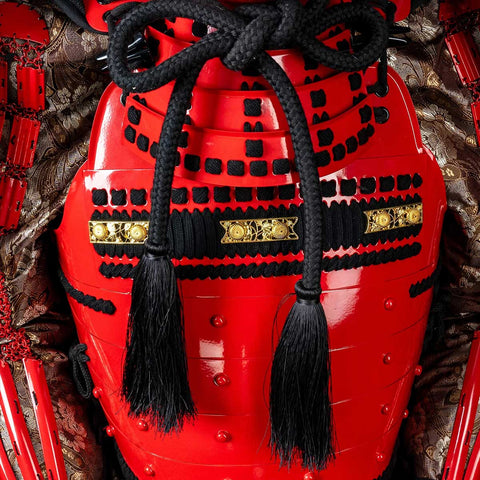 Samurai Yoroi Crafted with Inspiration from Tokugawa Clan Crest

