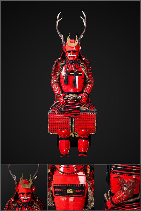 Handmade Life-Size Masamune Date Samurai Armor – Authentic Japanese Yoroi

