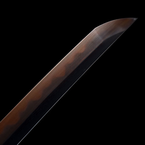 anime katana one piece roronoa zoro swords Shusui Sword Folded Steel Clay Tempered  Hand Sharpening SL-1279 COOLKATANA 8