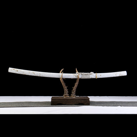 Ghost of Yotei Gilded Dawn katana saya and scabbard