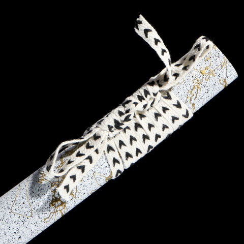 Ghost of Yotei Gilded Dawn Sword saya and scabbard
