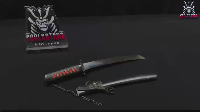 刀 Bleach Ichigo Kurosaki Bankai Sword Mini Katana - Tensa