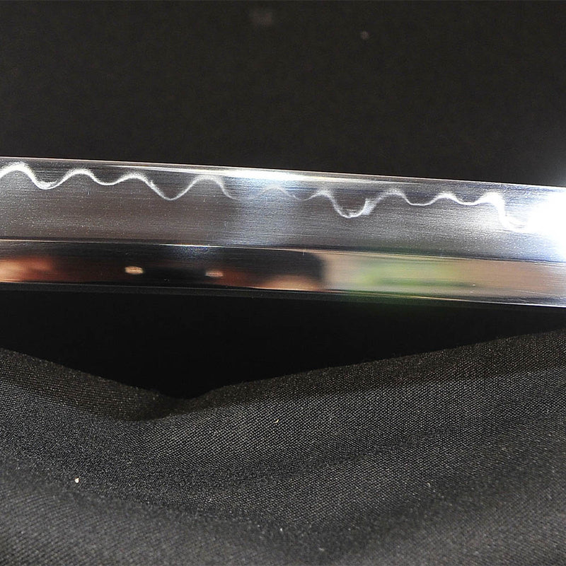 Hand Forged Japanese Samurai Sword Clay Tempered Katana With Shell Say 