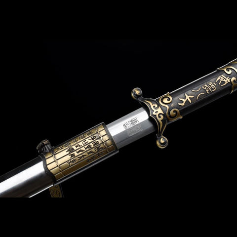 Handmade Chinese Sword General Short Sword Folded Steel Eight-sided Blade-COOLKATANA-SL-7116-U