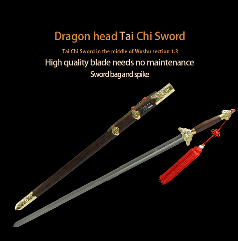 COOLKATANA Dragon Head Tai Chi Chinese Sword 
