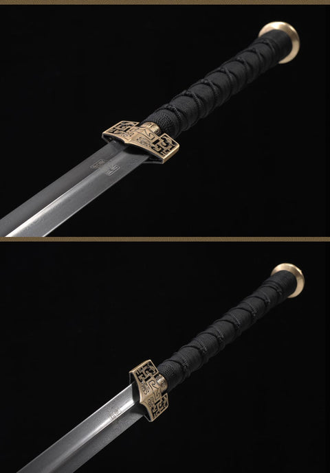 Handmade Chinese Sword Hanfeng Tai Chi Jian Two-Handed Sword Folded Steel Longquan Sword-COOLKATANA-SL-8025-U
